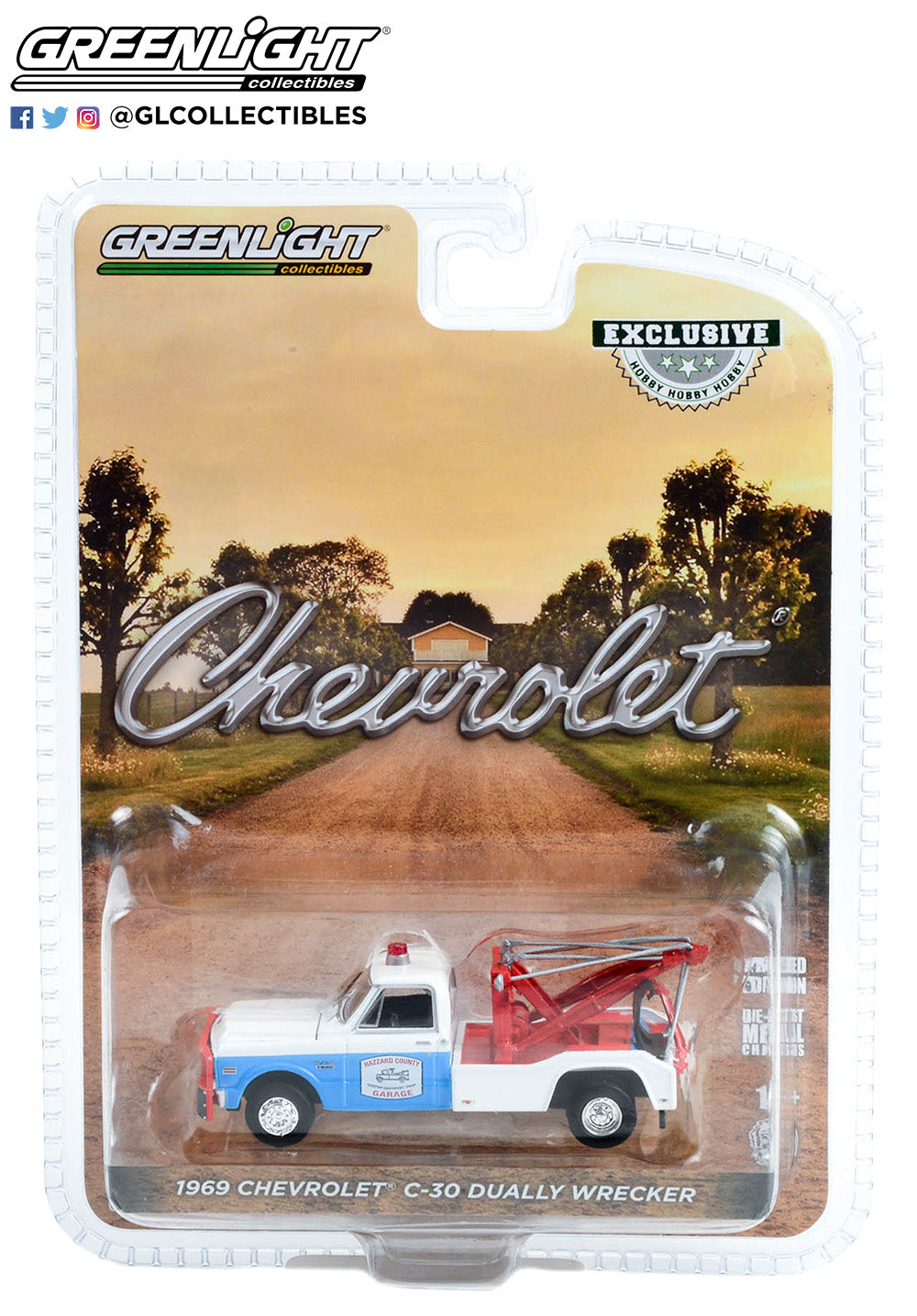 1:64 1969 Chevy C-30 COOTER'S TOW TRUCK HAZZARD COUNTY GARAGE PREORDER JAN