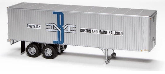 Rapido HO Scale Fruehauf 35ft Integral Post Trailer Boston & Maine #1 403001