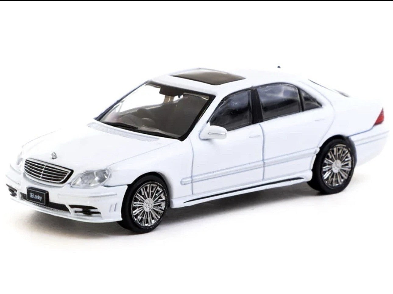 MERCEDES BENZ S CLASS WALD ALABASTER WHITE 1/64 CAR BY TARMAC WORKS T64G-072-WH