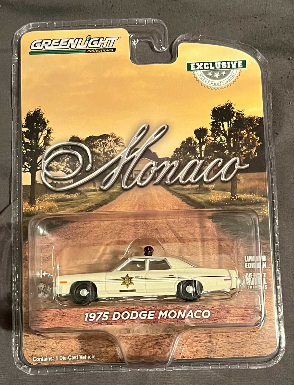 1:64 1975 DODGE MONACO (HAZZARD COUNTY SHERIFF) preorder Feb