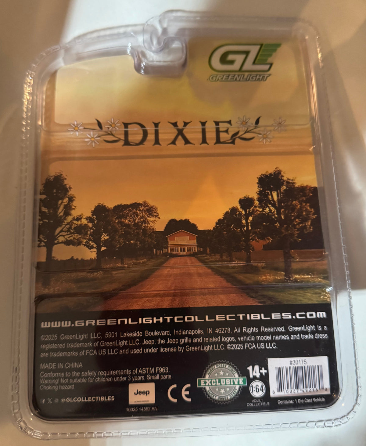 1:64 1979 Jeep CJ-7 Golden Eagle "Dixie" SIGNED BY BYRON CHERRY (Coy Duke)