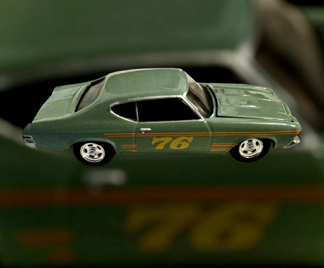 1968 Chevy Chevelle #76 Race Car 1:64 Diecast Car- New England Dukes Exclusive