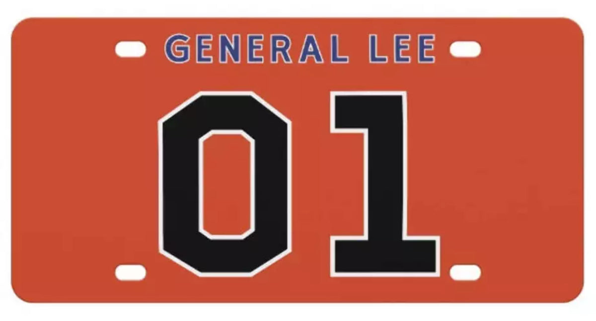 GENERAL LEE 01 NOVELTY LICENSE PLATE