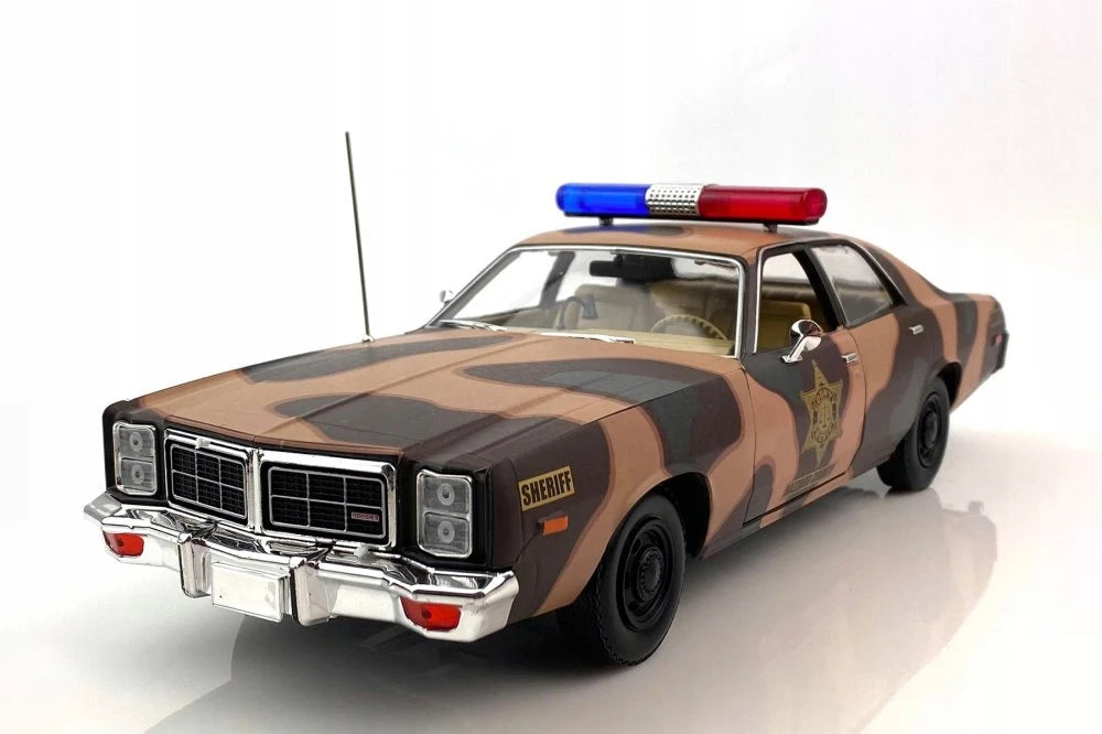 1:18 CAMOUFLAGE 1978 DODGE MONACO HAZZARD COUNTY SHERIFF Discontinued by manufacturer