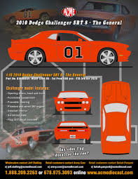 1:18 The General #01 - 2010 Dodge Challenger SRT 8 by ACME LIMITED RUN PREORDER