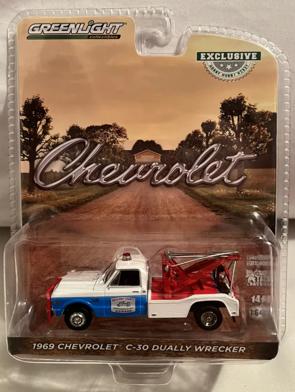 1:64 1969 Chevy C-30 COOTER'S TOW TRUCK HAZZARD COUNTY GARAGE PREORDER JAN