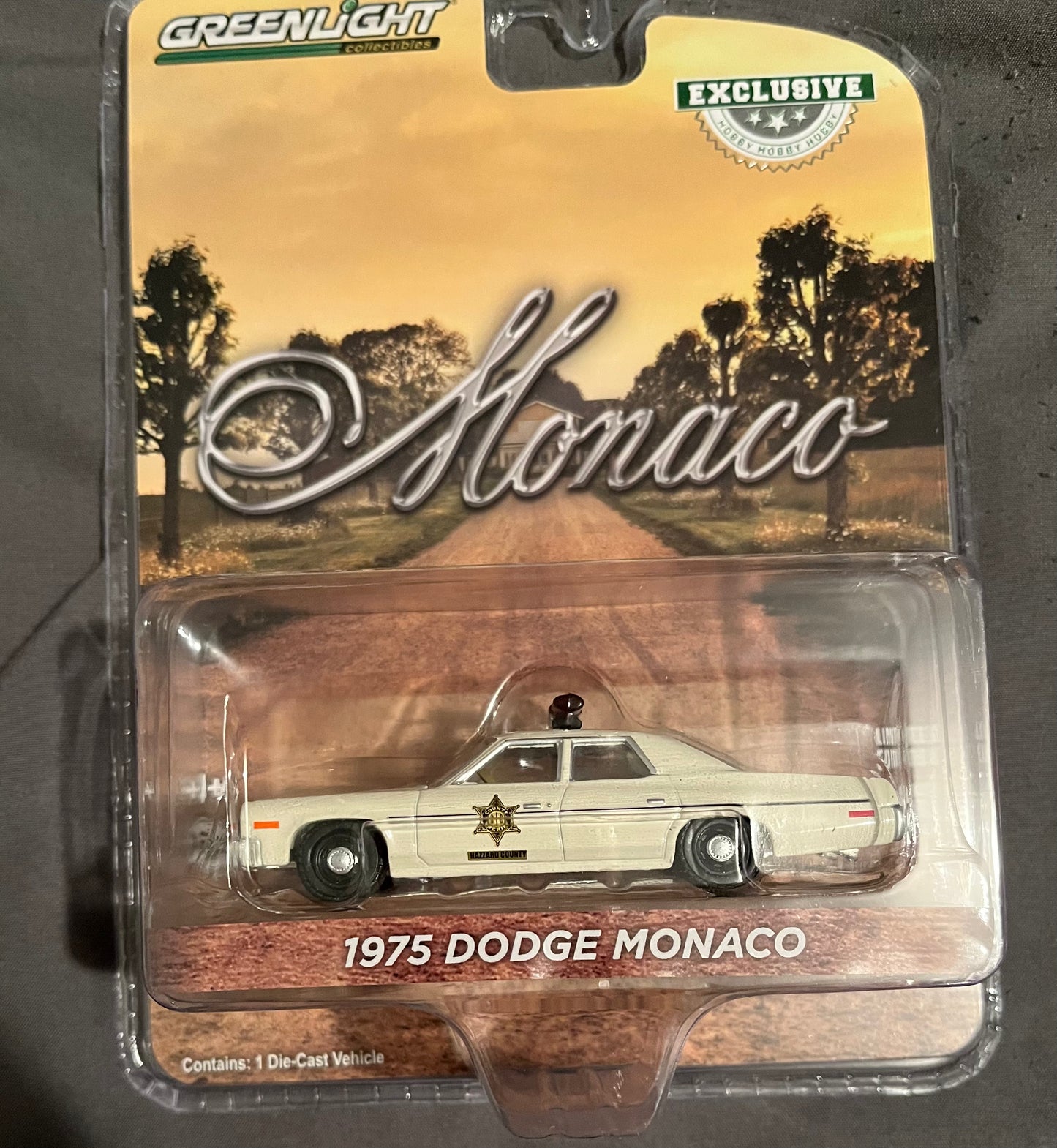 1:64 1975 DODGE MONACO (HAZZARD COUNTY SHERIFF) preorder Feb