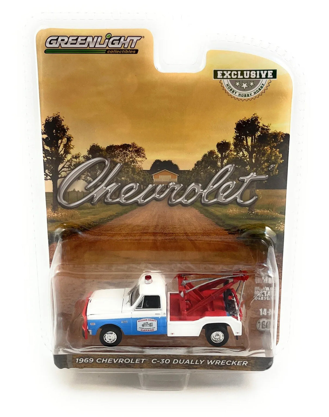 1:64 1969 Chevy C-30 COOTER'S TOW TRUCK HAZZARD COUNTY GARAGE PREORDER JAN