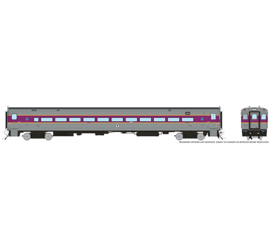 PRE-ORDER: Rapido 1084020 - Comet Car Massachusetts Bay Transportation Authority (MBTA) Modern: Coach #1602 - HO Scale