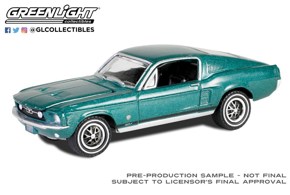 1:64 1967 福特野马 GT Fastback High Country Special – Timberline Green（业余爱好专属）预购 2024 年 3 月