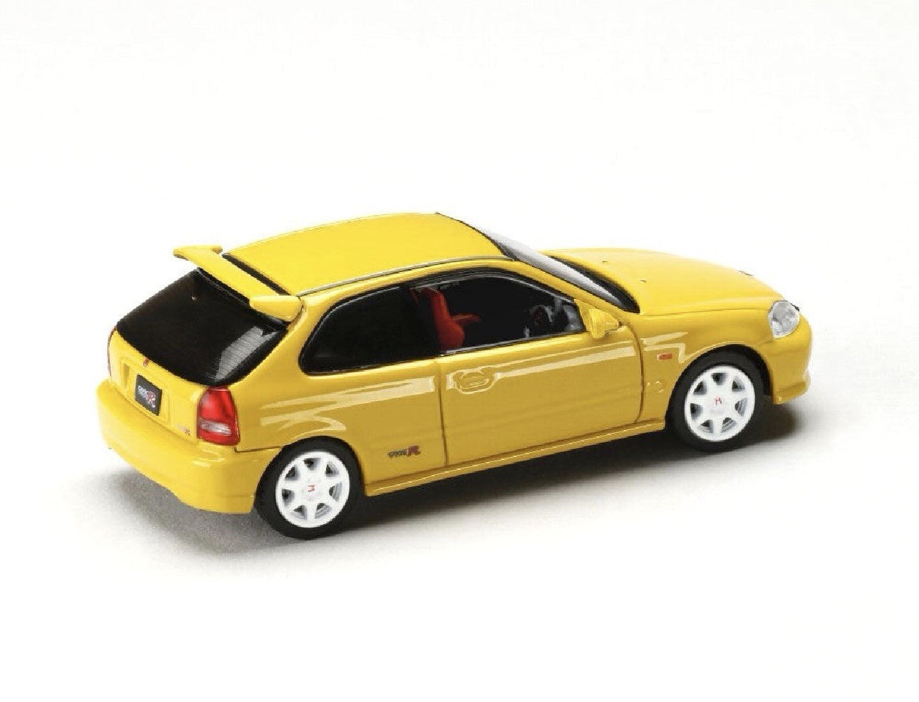 Honda Civic Type R (EK9) Sunlight Yellow 1:64 Scale Model Hobby Japan HJDM001-2