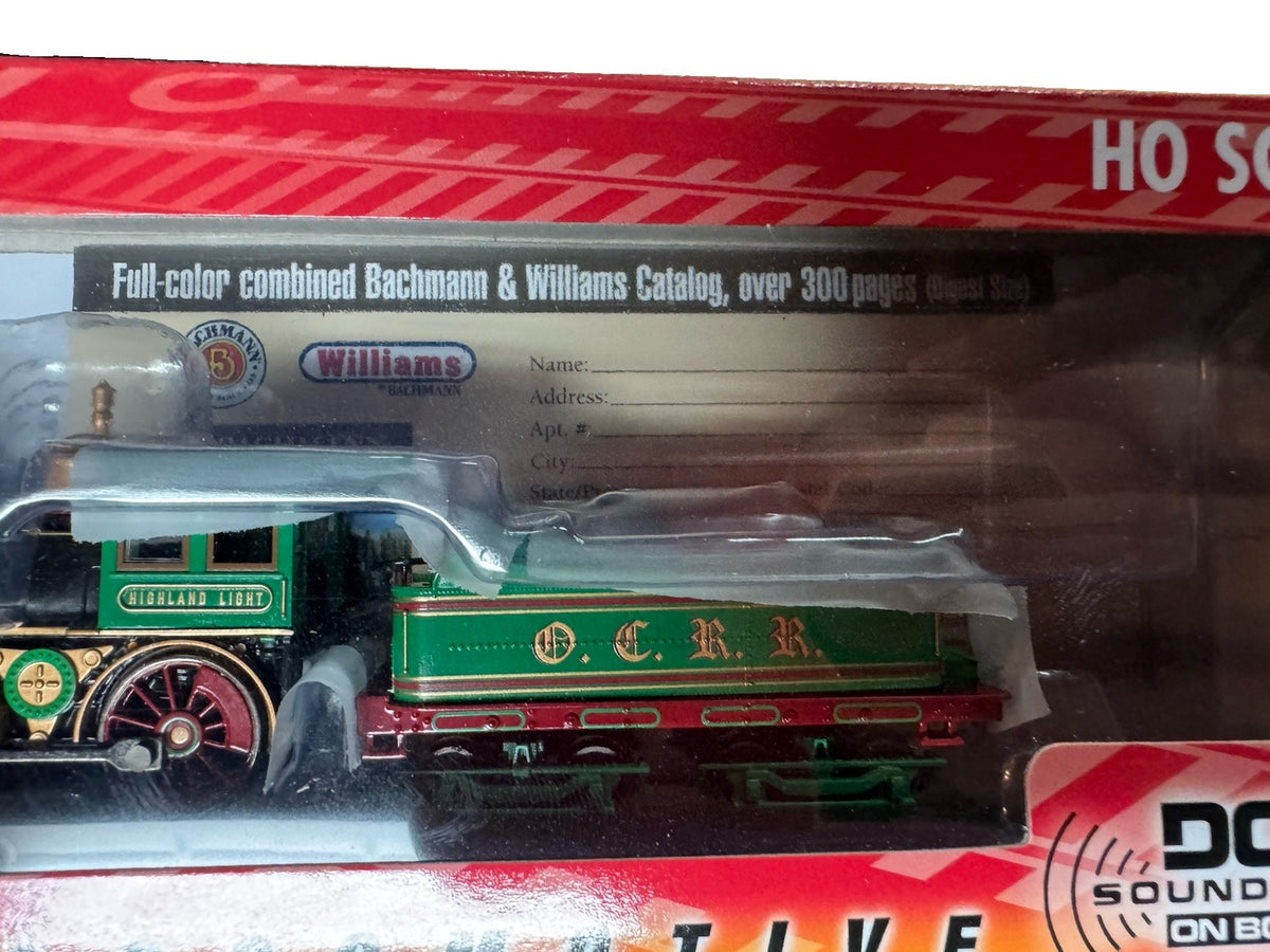 Bachmann 52708 4-4-0 American Old Colony "Highland Light" Loco DCC Sound HO