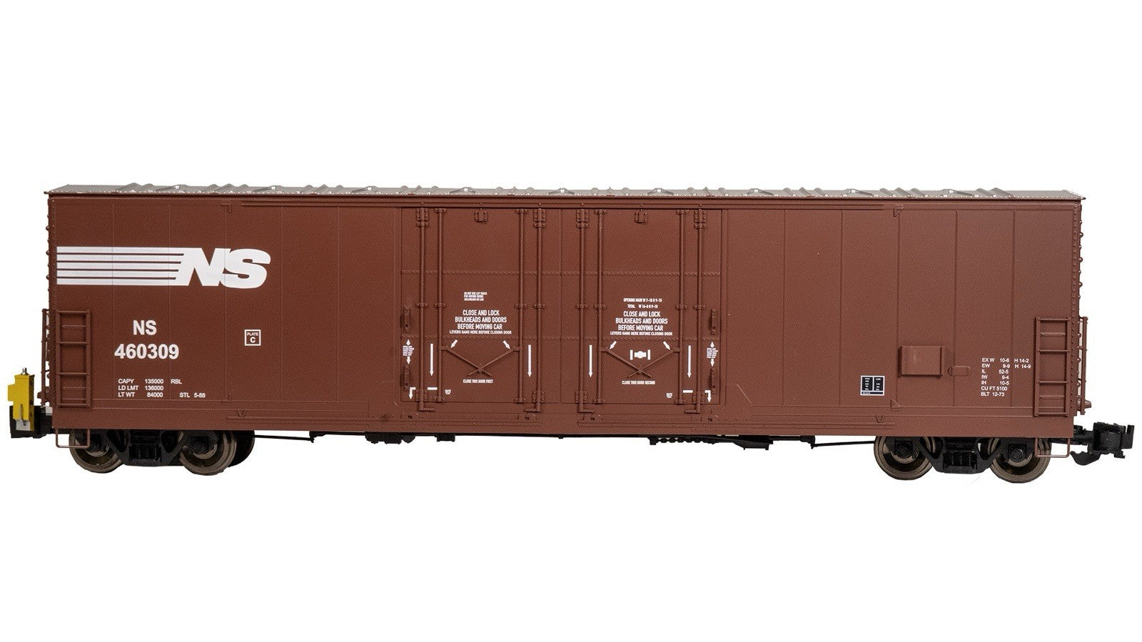 Bachmann Large G Scale 53' Boxcars W/ Flashing EOT Norfolk Southern 460309 93553