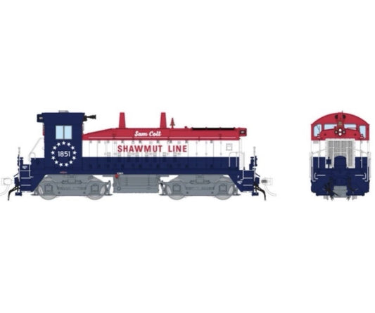 Rapido HO 27608 EMD SW9 DCC and Sound Pittsburg and Shawmut PSR 1851 Sam Colt