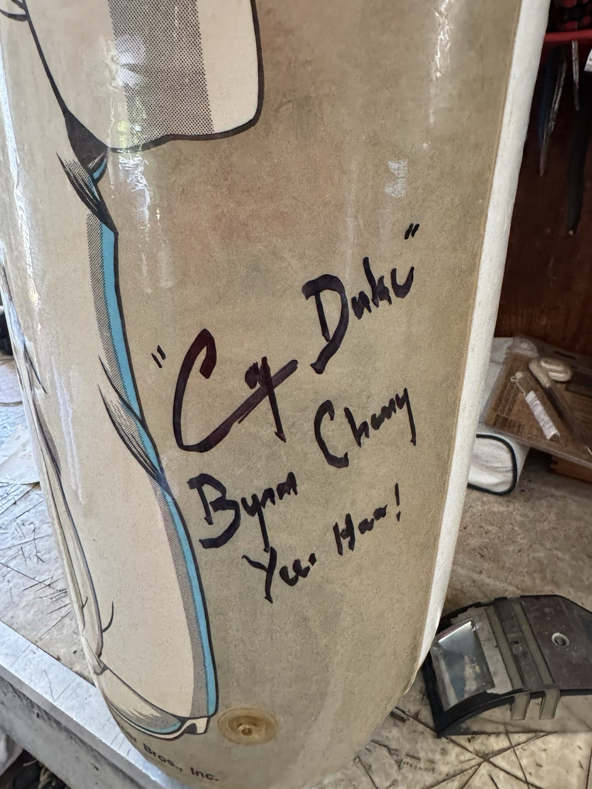 RARE Boss Hogg Punching Bag Dukes Of Hazzard VINTAGE 1981 AUTOGRAPHED Coy Duke