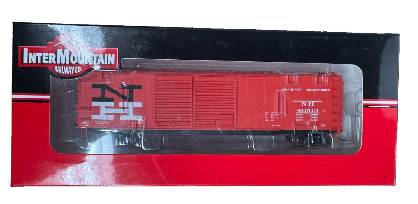 NEW HAVEN RR NEW 50' PS-1 DOUBLE DOOR BOX CAR 40513 By INTERMOUNTAIN RR 45611-23