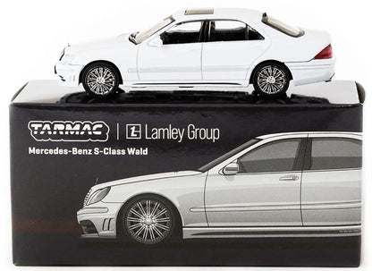 MERCEDES BENZ S CLASS WALD ALABASTER WHITE 1/64 CAR BY TARMAC WORKS T64G-072-WH