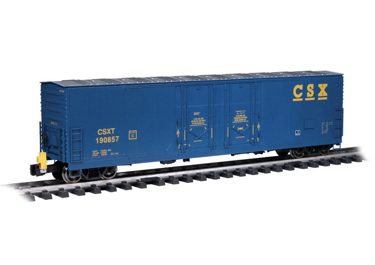 Bachmann 93552 G Scale l53' Evans Boxcar with End of Train Device CSX 190857