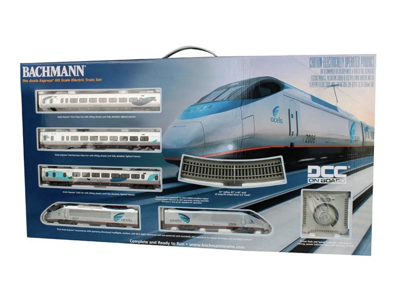 BACHMANN 01205 HO Legacy ACELA EXPRESS STARTER TRAIN SET With DCC