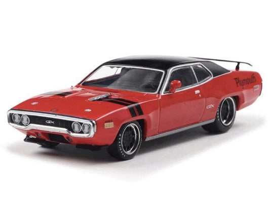IXO IA43005 1:43 1971 PLYMOUTH GTX (RALLEY RED)