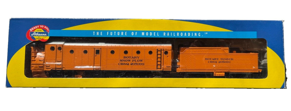 NEW Athearn 93805 Burlington #205099 PLOW HO SCALE TRAIN LOCOMOTIVE ENGINE