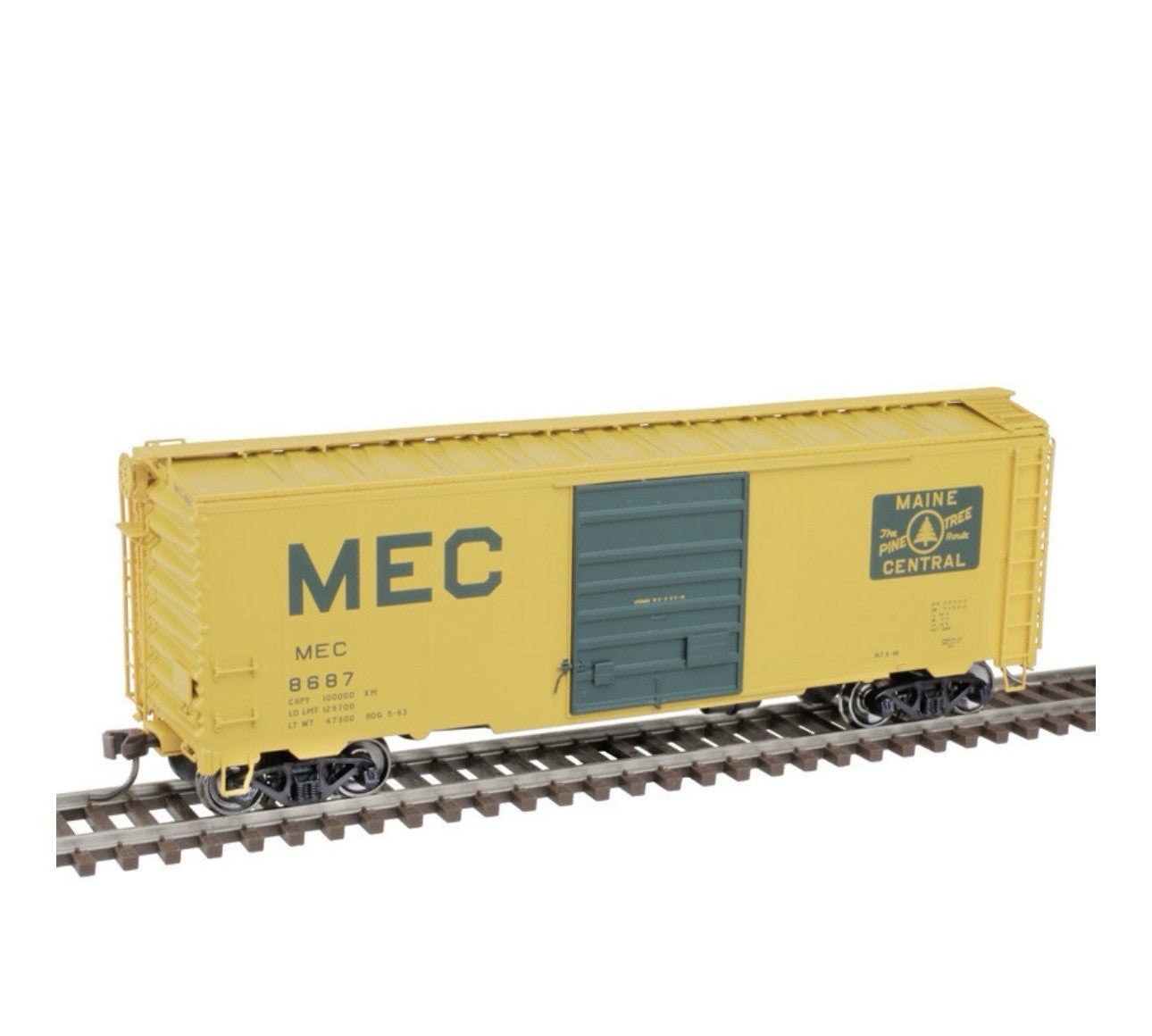 Atlas Master Line 20006826 Maine Central 40' Postwar Boxcar #8693