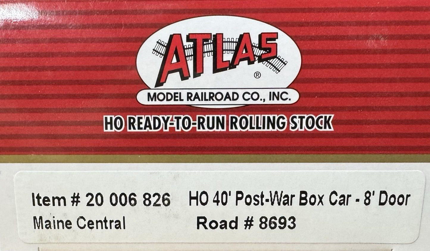 Atlas Master Line 20006826 Maine Central 40' Postwar Boxcar #8693