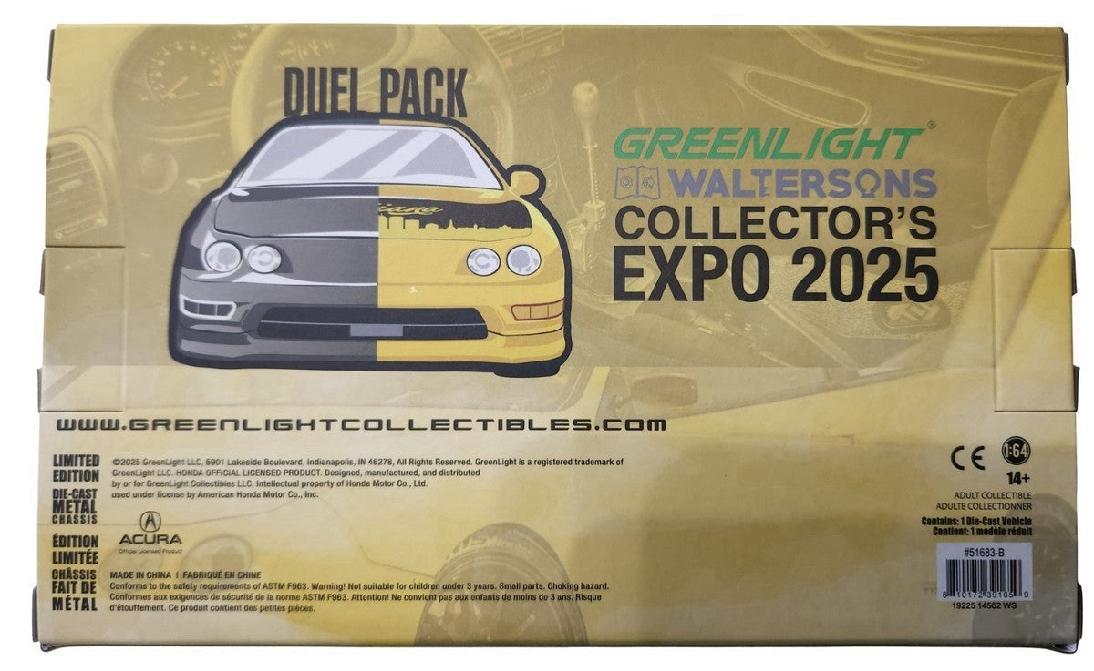 RARE Greenlight Premium 2000 Acura Type R & Raw Casting 1:64 Diecast 51613B