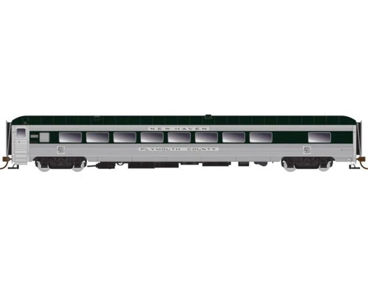 Rapido Trains 134001 HO New Haven "Suffolk County" PS County Car w/Baggage