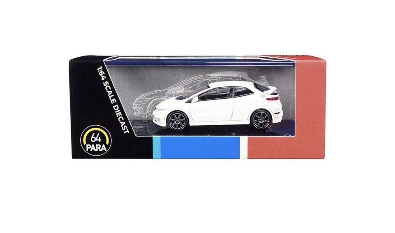 HONDA CIVIC TYPE R FN2 EURO WHITE 1/64 DIECAST MODEL CAR BY PARAGON PA-55392