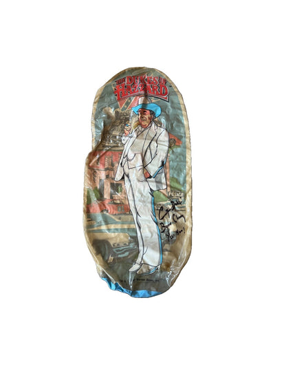 RARE Boss Hogg Punching Bag Dukes Of Hazzard VINTAGE 1981 AUTOGRAPHED Coy Duke