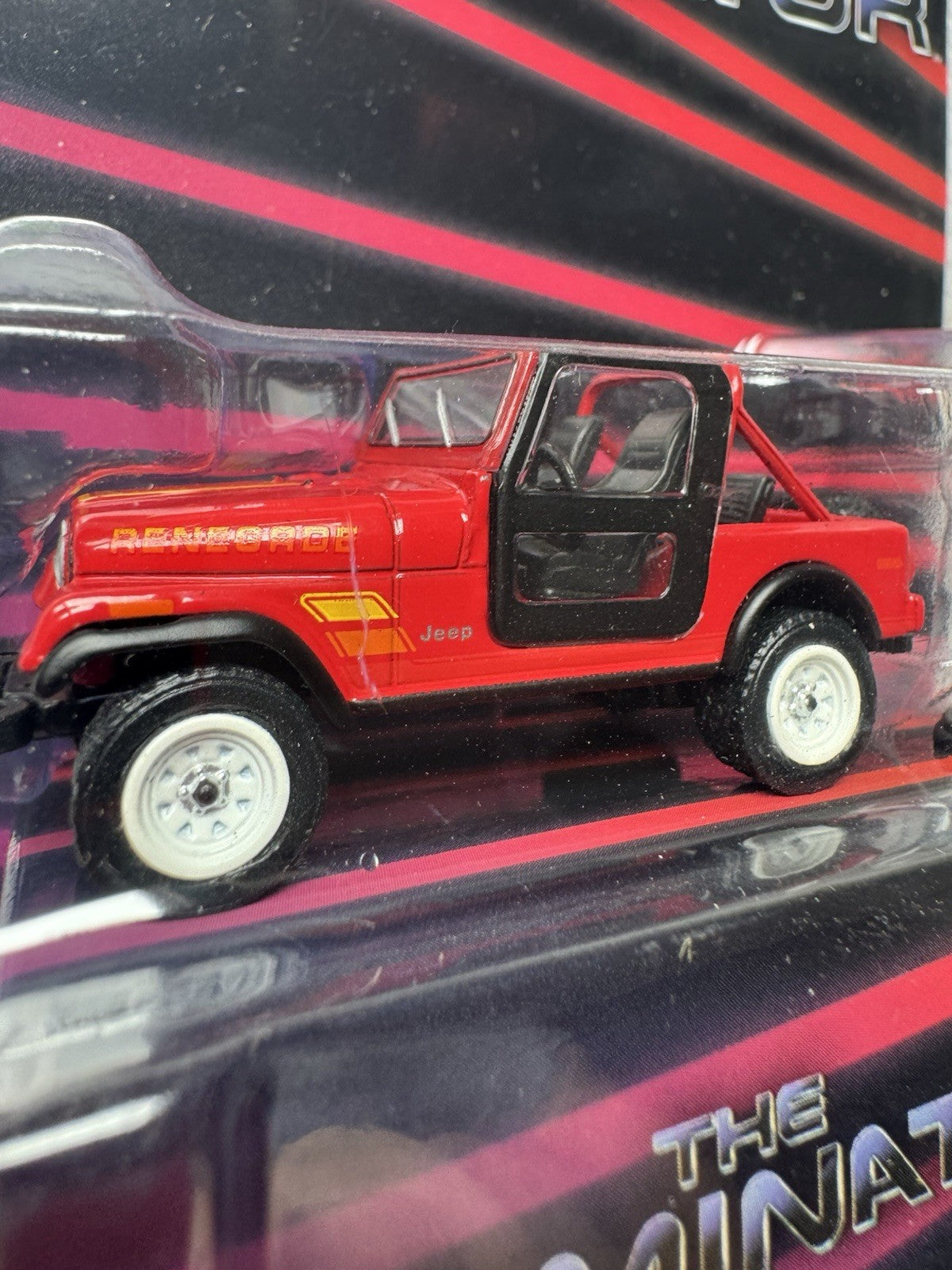 1/64 Greenlight Terminator Jeep CJ-7 with Sarah Connor Figure