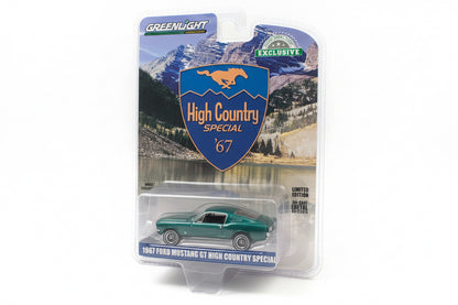 1:64 1967 福特野马 GT Fastback High Country Special – Timberline Green（业余爱好专属）预购 2024 年 3 月