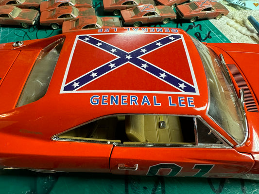 1/18 Scale General Lee Waterslide Decals