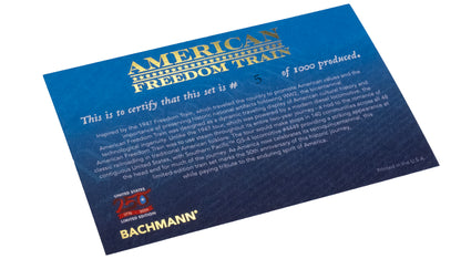 NEW Bachmann HO Scale RTR 50th Anniversary American Freedom Train Set 00789