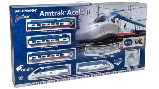 BACHMANN 01206 HO SPECTRUM AMTRAK ACELA II TRAIN SET