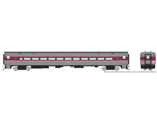 PRE-ORDER: Rapido 1084019 - Comet Car Massachusetts Bay Transportation Authority (MBTA) Modern: Coach #634 - HO Scale