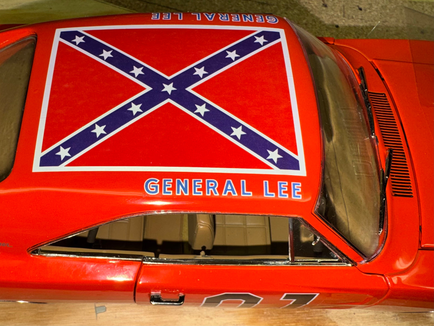 1/18 Scale General Lee Waterslide Decals