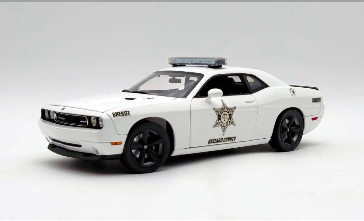 1:18 Hazzard County Sheriff - 2010 Dodge Challenger SRT 8 by ACME PREORDER