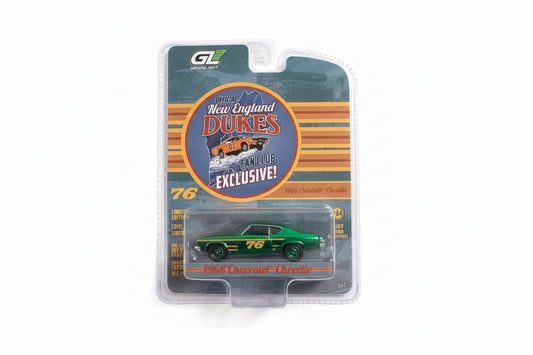 1:64 GREEN MACHINE 1968 Chevy Chevelle #76 Race Car