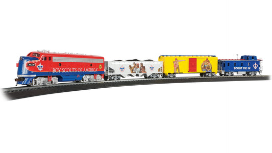 BACHMANN 00775 HO BSA® ALL AMERICAN (BOY SCOUTS OF AMERICA) STARTER TRAIN SET