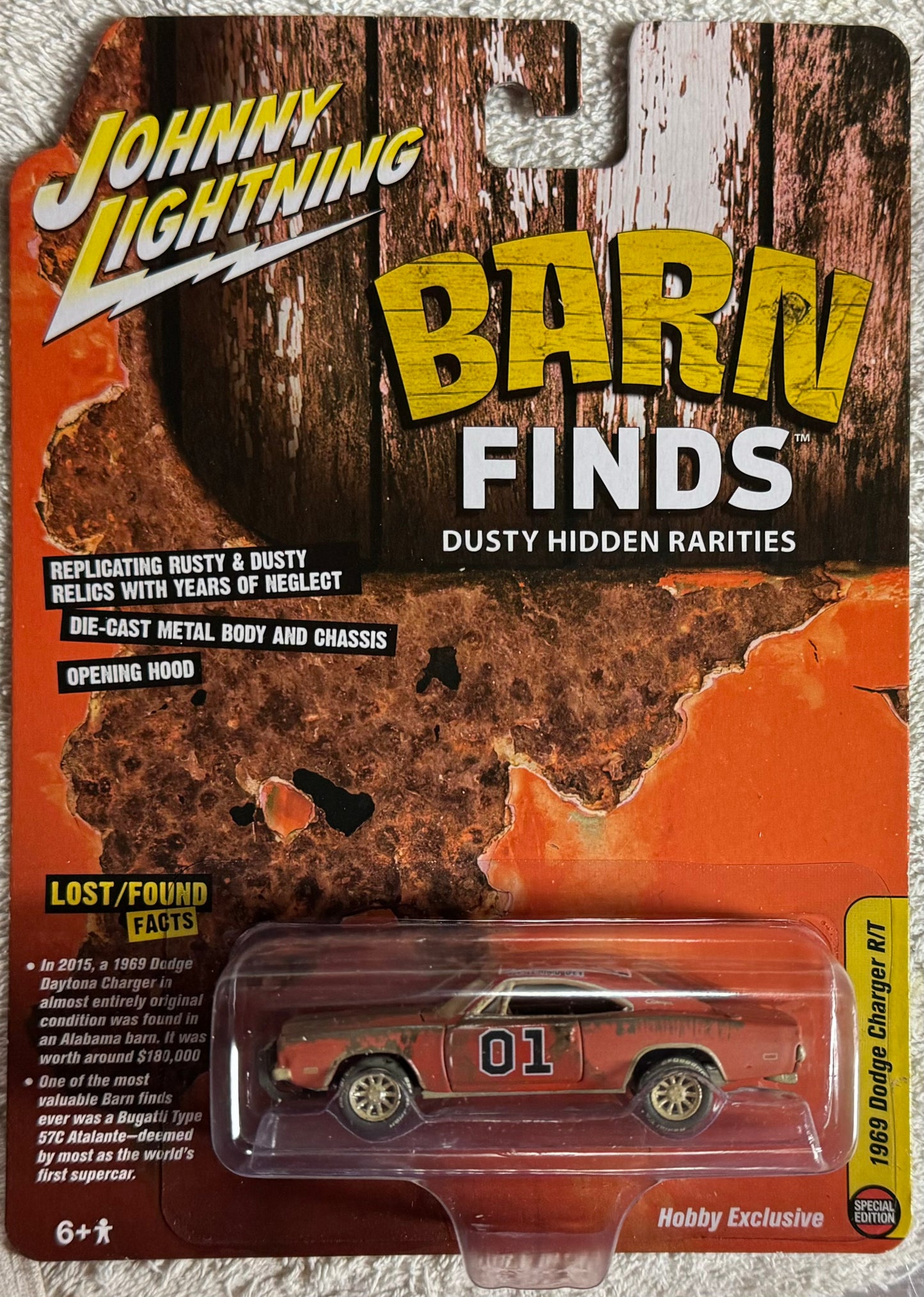 1/64 Generaal Lee Johnny Lightning Barn vindt exclusief