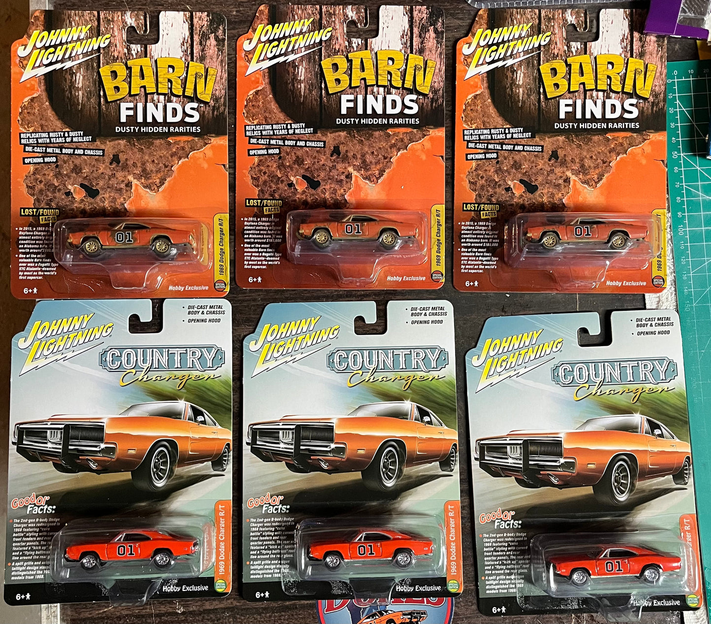 1/64 Generaal Lee Johnny Lightning Barn vindt exclusief