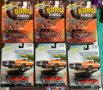 1/64 Generaal Lee Johnny Lightning Barn vindt exclusief