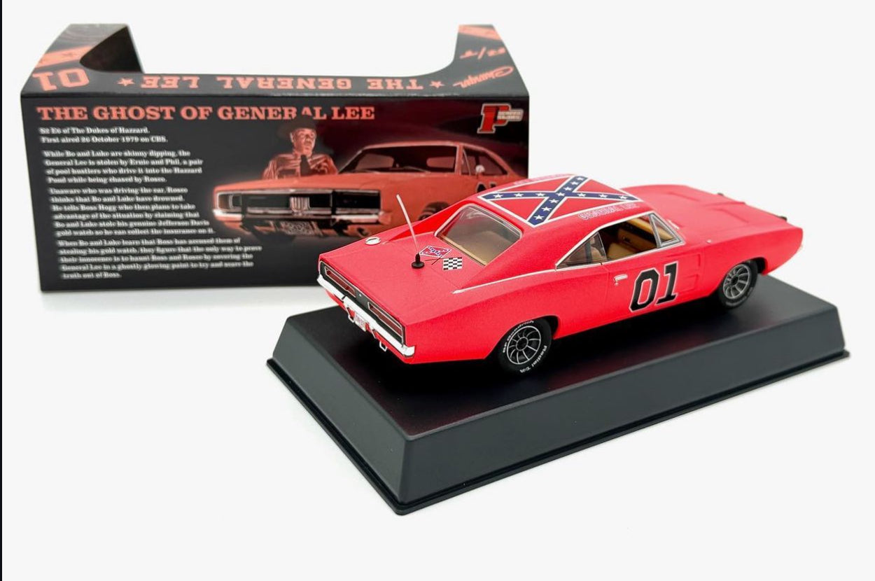 COY DUKE BYRON CHERRY AUTOGRAPHED 1:32 Scale General Lee 
