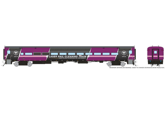 PRE-ORDER: Rapido 1084022 - Comet Car Massachusetts Bay Transportation Authority (MBTA) Laser Train: Coach #253 - HO Scale
