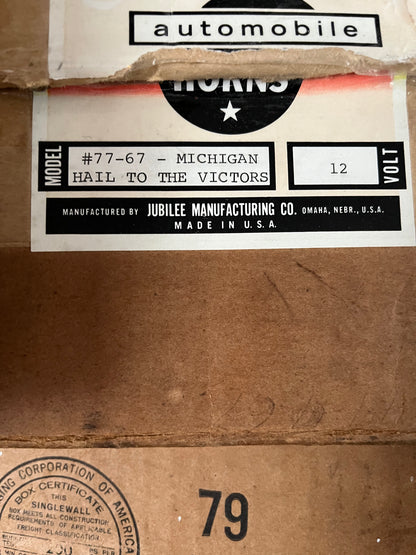 NOS #77-67- MICHIGANHAIL TO THE VICTORS JUBILEE DIXIE DISK