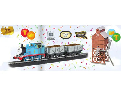 BACHMANN 00760 HO DELUXE THOMAS AND THE TROUBLESOME STARTER TRAIN SET