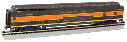 BACHMANN #13003 85' BUDD FULL DOME - GREAT NORTHERN (LIGHTED INTERIOR) CAPE COD CENTRAL