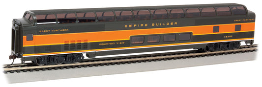 BACHMANN #13003 85' BUDD FULL DOME - GREAT NORTHERN (LIGHTED INTERIOR) CAPE COD CENTRAL